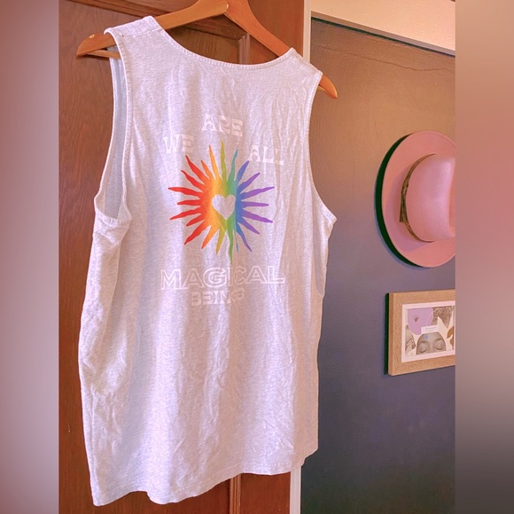 Levi’s Pride Month Equality “We Are All Magical Beings” Tank🧡💙💜🩷 - Picture 2 of 6